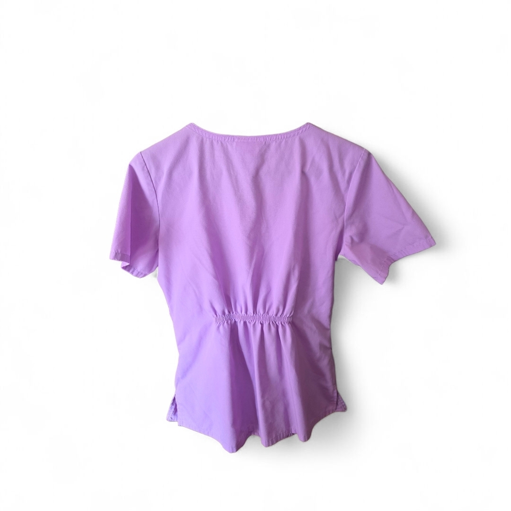 SB Scrubs Light Purple Women's Scrub Top - Picture 3 of 3